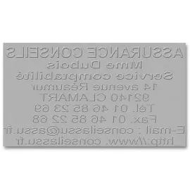 Plaque caoutchouc seule - 9 lignes photo du produit