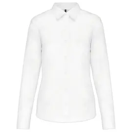 Chemise popeline polycoton femme blanc taille s photo du produit