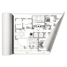 Rouleau de papier blanc pour copieur CLAIREFONTAINE 0,914x175 m - 75g photo du produit