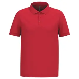 Polo piqué manches courtes homme  rouge taille m photo du produit