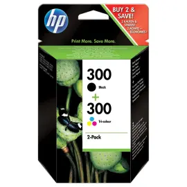 2 Cartouches HP 300 CN637EE - 4 couleurs - HP photo du produit
