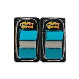 2 Distributeurs de marque-pages bleus souples - Post-it photo du produit