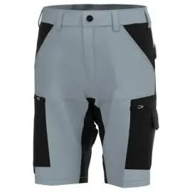 Bermuda de travail e-sunny gris/noir stretch oekotex - epic - t.3xl photo du produit