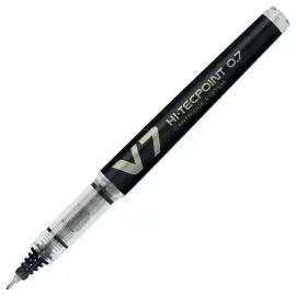 Stylo roller rechargeable V7 - Ecriture moyenne - Noir - Pilot photo du produit