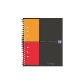 Cahier spirale Activebook - A5 160 Pages -5x5 -OXFORD International photo du produit