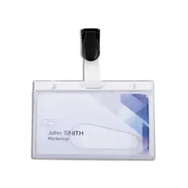 25 Porte-badges magnétiques avec pince - 8,6 x 5,4 cm photo du produit