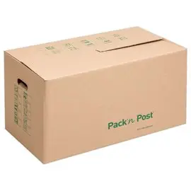 10 cartons de déménagement à poignées GPV PACK'N'POST - X - 637 x 340 x 360 mm photo du produit