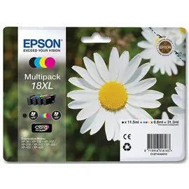 Pack de 4 Cartouches EPSON T1816 4 couleurs noircyan magenta jaune photo du produit