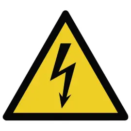 Panneau PVC triangle Danger électricité photo du produit