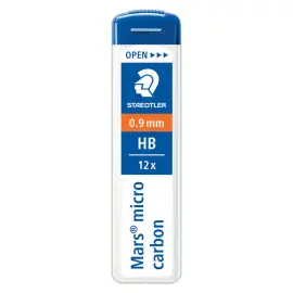 Mines HB 0.9 mm pour portemine rechargeable - Mars micro carbon 250 - Staedtler photo du produit