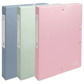 Bo&icirc;te de classement Autentik - Dos 25 mm - Coloris al&eacute;atoire - Exacompta photo du produit