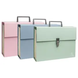 Trieur &agrave; poign&eacute;e AutentiK - 18 compartiments - Exacompta photo du produit