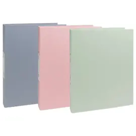 Classeur rigide Autentik - 2 anneaux - Coloris al&eacute;atoire - Exacompta photo du produit