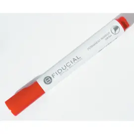 Marqueur permanent - Pointe ogive - Rouge - Fiducial photo du produit