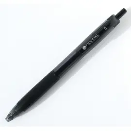 Stylo bille r&eacute;tractable - Avec grip - Ecriture moyenne - Noir - Fiducial photo du produit