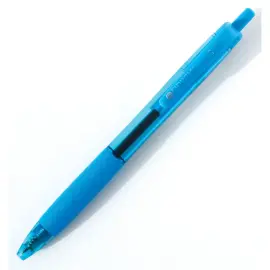 Stylo bille r&eacute;tractable - Avec grip - Ecriture moyenne - Bleu - Fiducial photo du produit
