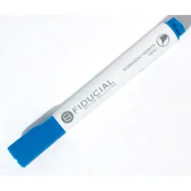 Marqueur permanent - Pointe ogive - Bleu - Fiducial photo du produit