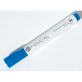 Marqueur pour tableaux blancs - Pointe biseaut&eacute;e - Bleu - Fiducial photo du produit