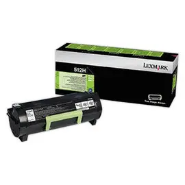 Toner LEXMARK 512 noir HC 51F2H00 photo du produit