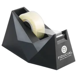 D&eacute;vidoir lest&eacute; - Pour rouleaux adh&eacute;sifs 33 m x 19 mm - Noir - Fiducial photo du produit
