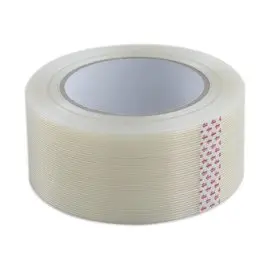 Rouleau d'adhésif d'emballage armé - 50 m x 50 mm - Transparent photo du produit