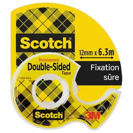 Dévidoir d'adhésif double face - 6 m x 12 mm - SCOTCH photo du produit