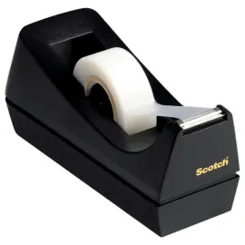 Dévidoir lesté C38 - Noir - pour rouleaux 33 m x 19 mm - Scotch photo du produit