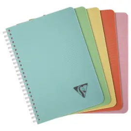 Cahier spirale Linicolor - A5 - 180 pages - Lign&eacute; - Clairefontaine photo du produit