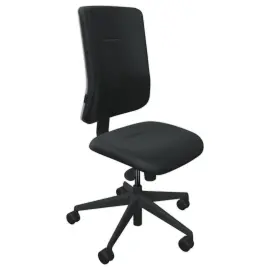 Si&egrave;ge de bureau synchrone ATILA tissu noir avec glissi&egrave;re d'assise photo du produit