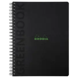 Cahier Greenbook rigide - A4+ - 5x5 - 160 pages - Rhodia photo du produit