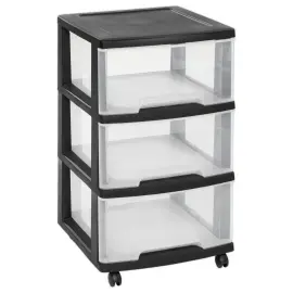 Tour de rangement - 3 X 20 L - Avec roues - Curver photo du produit