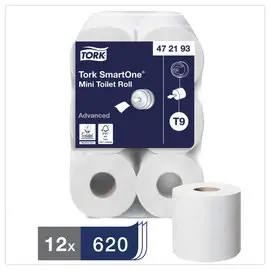 12 rouleaux de papier toilette Tork Advanced - TORK photo du produit
