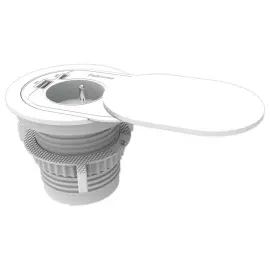 Prise Encastrable - Power Spot - USB-A & USB-C - Blanc - Fellowes photo du produit