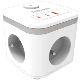 Power cube - blanc - Fellowes photo du produit