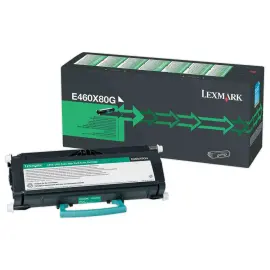 Toner LEXMARK  E460X80G noire photo du produit