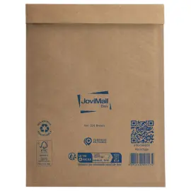10 Pack 10 Pochettes Matelassées Recyclées à Bulles 240x330 mm - JOVIMAIL EASY photo du produit