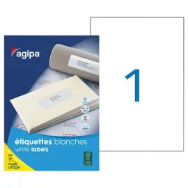 25 Planches d'étiquettes  210 x 297 mm soit 25 étiq/boîte photo du produit