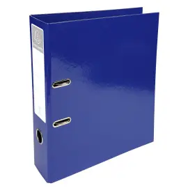 Classeur &agrave; levier - Dos 7 cm - Bleu fonc&eacute; - Exacompta photo du produit