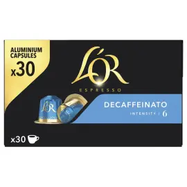 30 Caspules L'OR Decaffeinato - Compatibles Nespresso photo du produit
