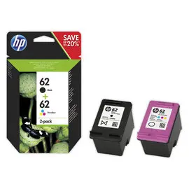 2 Cartouches d'impression HP 62 - Noir & Couleur - HP photo du produit