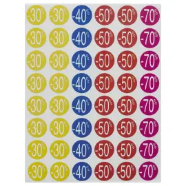 240 pastilles assorties &Oslash;24mm remises -30% &agrave; -70% photo du produit