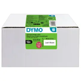 12 Rouleaux de 300 &eacute;tiquettes - 41 x 89 mm - DYMO photo du produit
