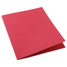 100 Chemises cartonn&eacute;es color&eacute;es - Framboise - Fiducial photo du produit