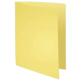 100 Chemises A4+ - jaune pastel - 220g - Fiducial photo du produit