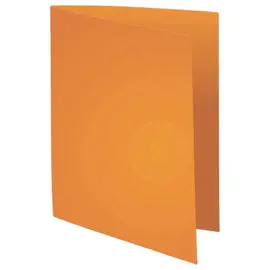 100 Chemises A4+ - orange pastel - 220g - Fiducial photo du produit