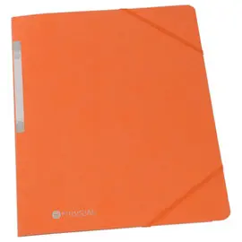 Chemise simple à élastiques en carte - Orange - FIDUCIAL photo du produit