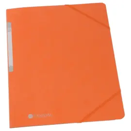 Chemise simple &agrave; &eacute;lastiques en carte - Orange - Fiducial photo du produit