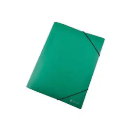 Chemise 3 rabats &agrave; &eacute;lastiques en polypropyl&egrave;ne - 5/10e - Vert - Fiducial photo du produit