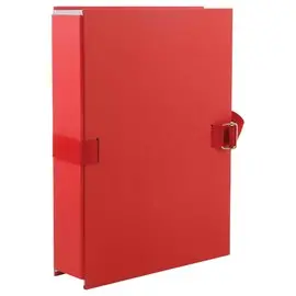 Chemise extensible à rabat et sangle rouge - FIDUCIAL photo du produit