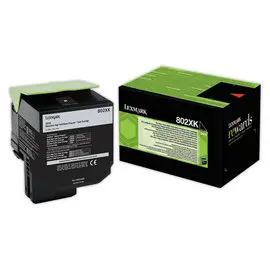 Toner LEXMARK 802 noir HC 80C2XK0 photo du produit